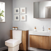 Square design bathroom Wash Down Toilet --SD602