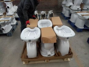 Hot sales, factory toilet , bathroom toilet shipping to UK market 