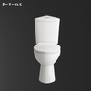 Wear Resistance Close Coupled Corner Toilet with P-trap 
